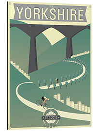 Tableau en aluminium Tour de Yorkshire, course cycliste