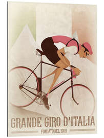 Magnettafel Vintage Giro-Radfahrer