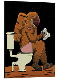 Alubild Mars Astronaut Toilette