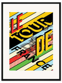 Gerahmter Kunstdruck Die Tour