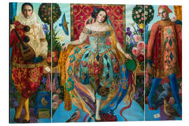 Magnettafel Komödie Dell Arte Variation II