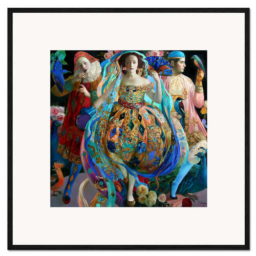 Plakat artystyczny premium w ramie Moon Light