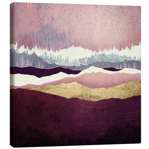 Canvas print Raspberry Hills Landscape