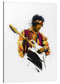 Magnettafel Jimi Hendrix