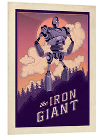 Foam board print The Iron Giant