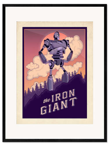 Gerahmter Kunstdruck Der Gigant aus dem All (Englisch)