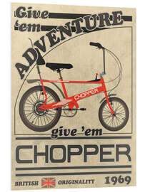 Foam board print Chopper Bicycle 1969 Advertisement