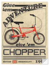 Selvklæbende plakat Chopper Bicycle 1969 Advertisement