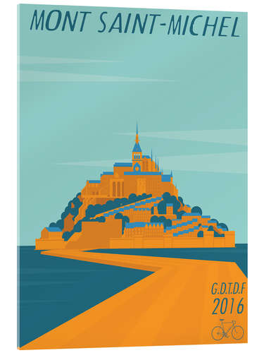 Acrylic print Mont Saint Michel 2016