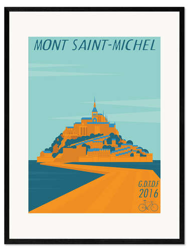 Framed art print Mont Saint Michel 2016