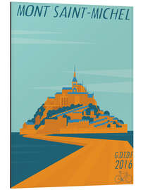 Magnettafel Mont Saint Michel 2016