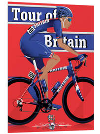 Foam board print Tour of Britain, cycling race