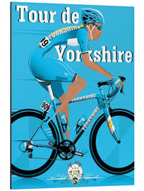 Tableau en aluminium Tour de Yorkshire, course cycliste