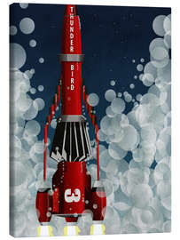 Quadro em tela Thunderbird 3 Space Rocket Launch - Wyatt9