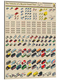 Magnettafel Radsport Fahrzeuge