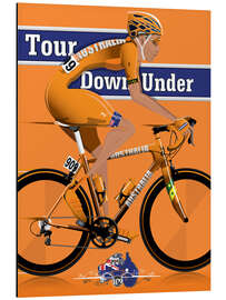 Tableau en aluminium Tour Down Under, course cycliste en Australie