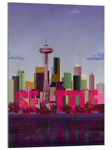 Gallery print Widok na Seattle