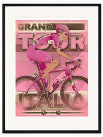 Gerahmter Kunstdruck Italien Rundfahrt