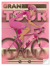 Selvklebende plakat Giro d'Italia - Spania