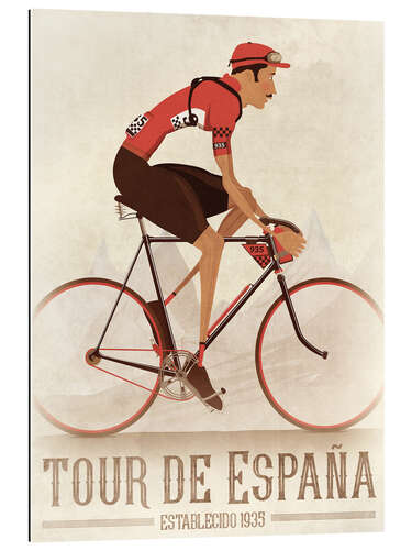 Gallery print Vintage Tour de Espana cycling race