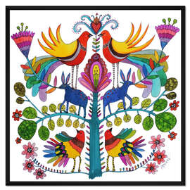 Gerahmter Kunstdruck Liebe und Otomí