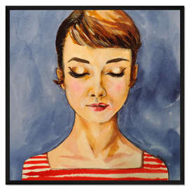 Gerahmter Kunstdruck Ich, Audrey
