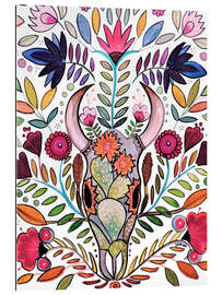 Gallery print Boho skull