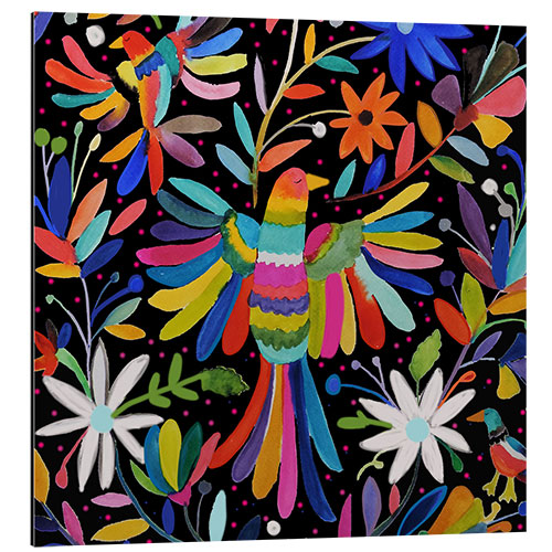 Aluminium print Colorful birds