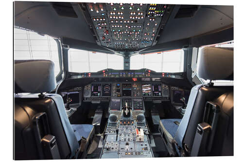 Galleritryk Airbus A380 Cockpit