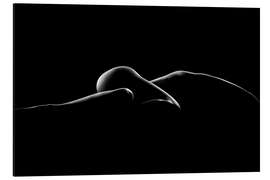 Magnettafel Silhouette einer Frau