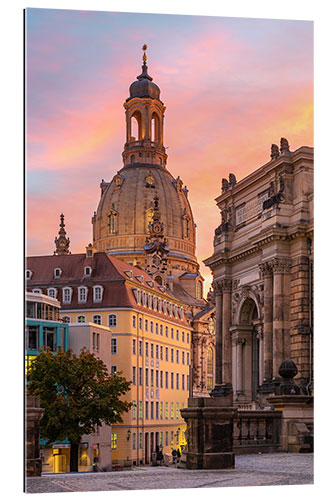 Gallery print Dresdner Frauenkirche in the evening light