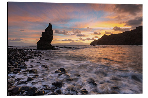 Tableau en aluminium Plage de la Caleta, La Gomera