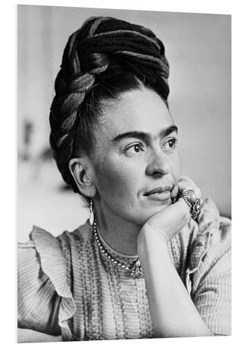 PVC print Nadenkende Frida Kahlo