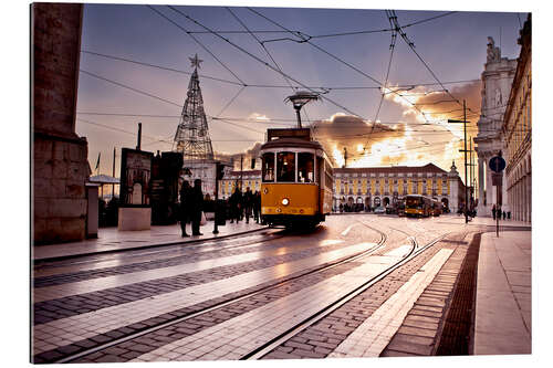 Gallery print Dawn in Lisbon