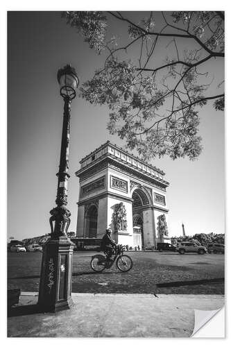 Wandsticker Arc de Triomphe Paris, Frankreich