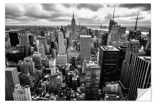 Wall sticker Over the rooftops of New York, USA