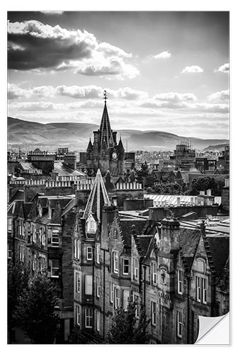 Selvklebende plakat Edinburgh, Skottland