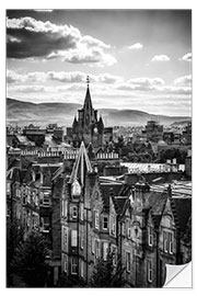 Selvklebende plakat Edinburgh, Skottland