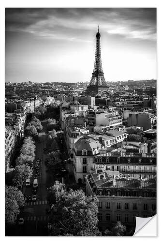 Vinilo para la pared Torre Eiffel París