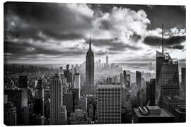 Leinwandbild Wolkenspiel Manhattan