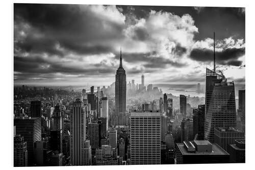 Quadro em PVC Jogo Cloud Manhattan