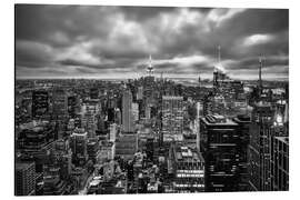 Aluminium print New York Skyline