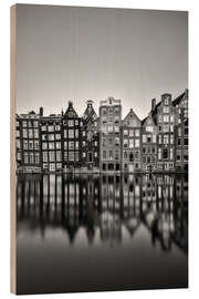 Print på træ Damrak Amsterdam - Sören Bartosch