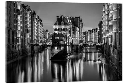 Acrylglasbild Speicherstadt Hamburg