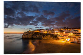 Acrylglas print Carvoeiro at the Algarve, Portugal