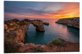 Acrylic print Praia de Albandeira, Portugal