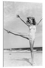 Gallery print Marilyn op het strand