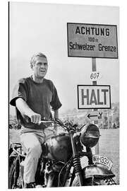 Magnettafel Steve McQueen in "Gesprengte Ketten"