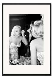 Gerahmter Kunstdruck Marilyn Monroe in der Maske