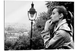 Galleritryck Audrey Hepburn tittar på avståndet
